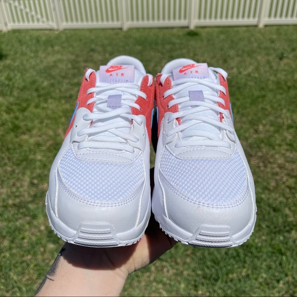 NEW NIKE AIR MAX WHITE RED - Picture 2 of 3